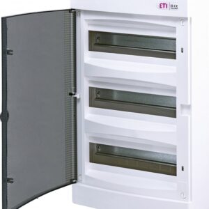 Tablou electric aparent, 36 module, usa transparenta, IP 40, ETI, 001101004