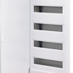 Tablou electric incastrat, 56 module, usa metalica alba, ECG56, 001101028