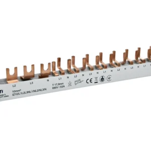 ETI IZ10/L1L2L3NL1/NL2/NL3 Bareta de alimentare 1P+N/4P busbar furca/pin 12M 63A ETI 002921276
