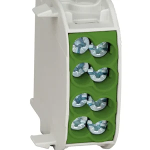 Schrack Clema de derivatie Cu-Al 25mmp 1P galben/verde IKA26130