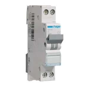 Siguranta HAGER  1P+N, 32A, 4,5kA, B, 1M, MHN532