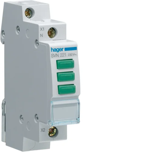 lampa-semnalizare-230v-hager-3xverde-svn221
