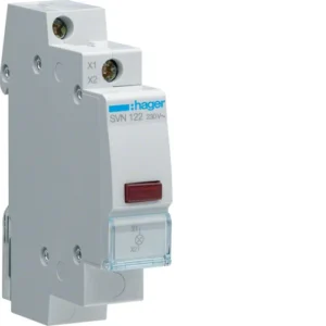 Hager Lampa semnalizare 230V rosu SVN122