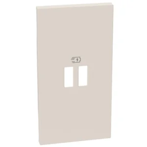 Living Now Bticino Placa priza USB pentru K4293CC, K4294C 2M nisip KM12PD